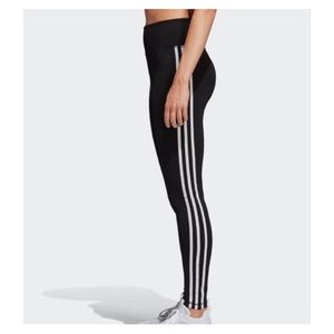 Adidas 3 stripe long leggings